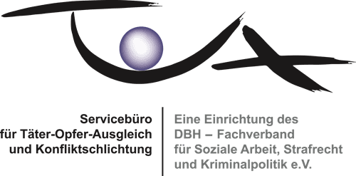 Das Logo des TOA-SB mit der Aufschrift "Servicebüro für Täter-Opfer-Ausgleich und Konfliktschlichtung"